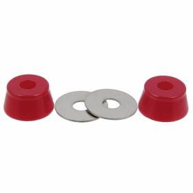 Riptide APS Fat Cone (15.24mm Standard) Bushings - Translucent Dark Cherry 67.5a (1 Truck)