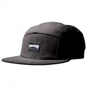 Thrasher 5 Panel Hat - Black