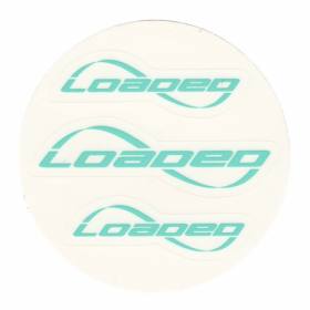 Loaded Round Sticker - 3.5" Assorted Colors