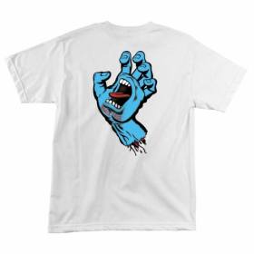 Santa Cruz Screaming Hand Youth T-Shirt - White