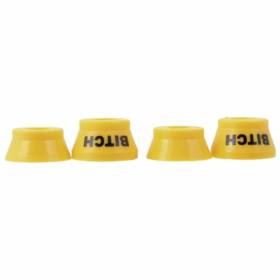 Khiro Bitch Bushings - Medium/Hard Yellow (2 Trucks)