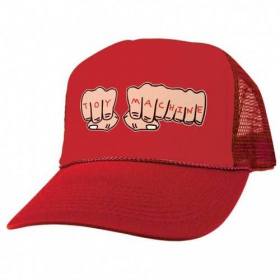 Toy Machine Fists Mesh Trucker Hat - Red