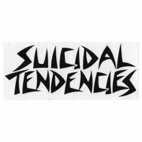 Suicidal Skates - Suicidal Tendencies Classic Logo Sticker - 6.5" White