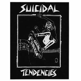 Suicidal Skates - Suicidal Tendencies Pool Skater Sticker - 4.25" Black