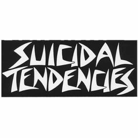 Suicidal Skates - Suicidal Tendencies Classic Logo Sticker - 6.5" Black