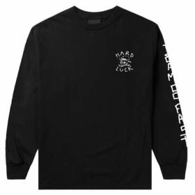 Hard Luck Mfg-Lady G Manga larga Camiseta-Borgoña-S M L XL-Nuevo Patineta
