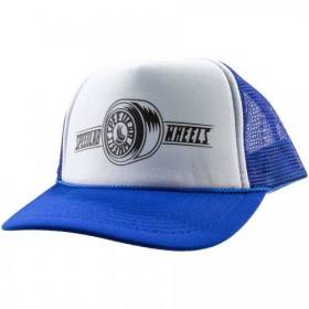 Speedlab Wheels Mesh Trucker Hat - Blue/White