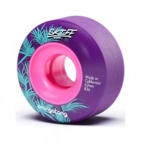 62mm 83a Orangatang Skiffs Freeride Wheels - Purple