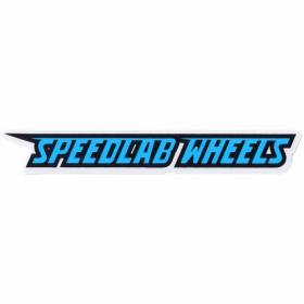 Speedlab Wheels Logo Sticker - Blue