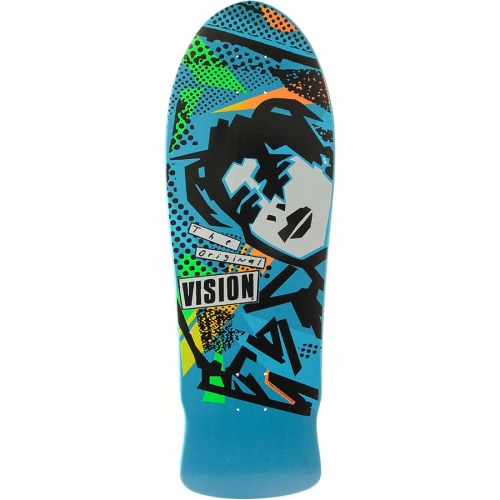 Vision Old School Gonz Re-Issue Deck - Blue Dip/Blue 10x30 | SoCal