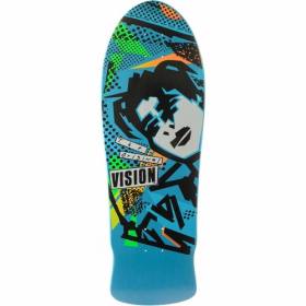 10x30 Vision Old School Gonz Re-Issue Deck - Blue Dip/Blue
