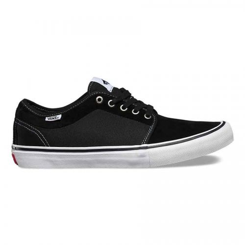 Vans Chukka Low Pro Shoes - Black/White 