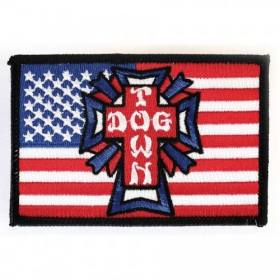 Dogtown Flag Embroidered Patch - 4"