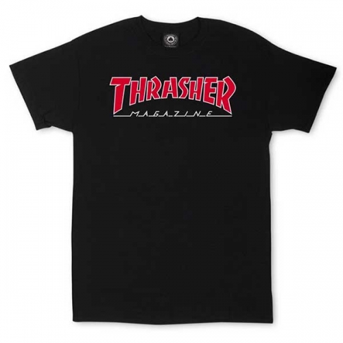 thrasher black t shirt