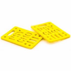 1/8" Shock Psycho Hardware Truck Risers - Yellow