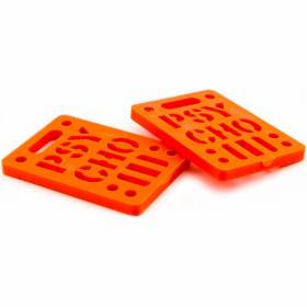 1/4" Shock Psycho Hardware Truck Risers - Orange