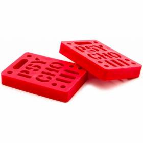 1/2" Shock Psycho Hardware Truck Risers - Red