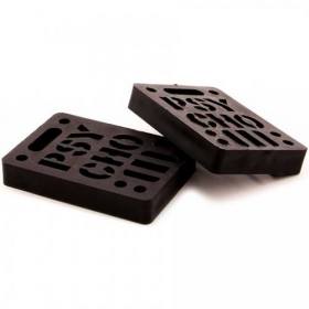 1/2" Shock Psycho Hardware Truck Risers - Black