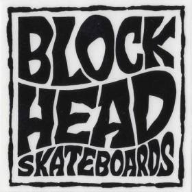 Blockhead OG Logo Sticker - 3" x 3" Assorted Colors