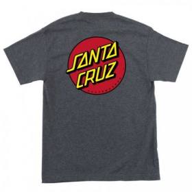 Santa Cruz Classic Dot T-Shirt - Charcoal Heather