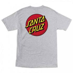 Santa Cruz Classic Dot T-Shirt - Athletic Heather Grey