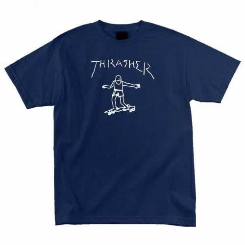 Thrasher navy 2024 blue shirt