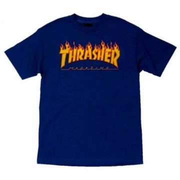 Thrasher Magazine Aztec T-Shirt - Charcoal | SoCal Skateshop