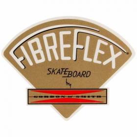 G&S FibreFlex Sticker - Gold 3" x 3.75"