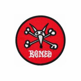Powell Peralta Vato Rat Patch Small 2.5" - Black/Red