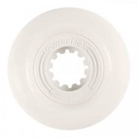 58mm 103a Powerflex Gumball Wheels - White/White