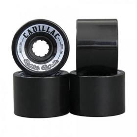 59mm 78a Cadillac White Wall Cruiser Wheels - Black