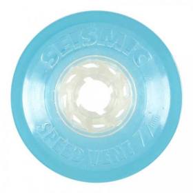 77mm 77a Seismic Speed Vents Longboard Wheels - Translucent Blue