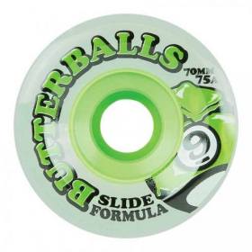 70mm 75a Sector 9 Butterballs Longboard Slide Wheels - Green