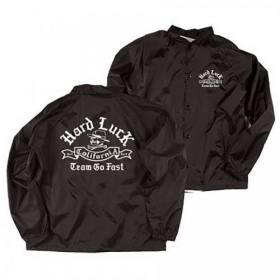 Hard Luck Veterano Windbreaker Coaches Jacket - Black