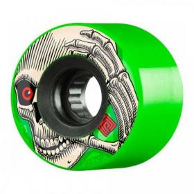 72mm 75a Powell Peralta Reimer Skate Skeleton Longboard Slide Wheels - Green