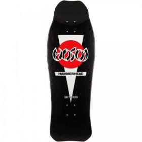 10.25x31 Hosoi Hammerhead Double Kick Deck - Black Dip