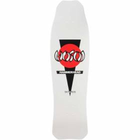 10x37 Hosoi OG Classic Hammerhead Longboard Deck - White