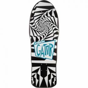 10x29.75 Vision Gator 2 Re-Issue Deck - Black Dip/White