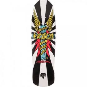 9x32.25 Hosoi Wings Deck - White Dip/Black