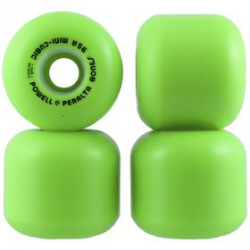 64mm 95a Powell Peralta Mini Cubic Re-Issue Wheels - Green