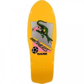 10.5x30.75 Tracker Trucks Dan Wilkes Dino Channel Air LTD Re-Issue Deck - Yellow Dip