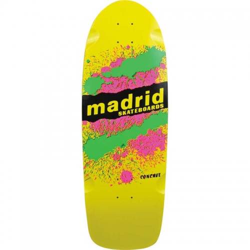 Madrid Explosion Re-Issue Deck - Yellow 9.75x30 | SoCal Skateshop