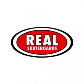 Real Oval Classic Sticker - Medium Assorted Colors