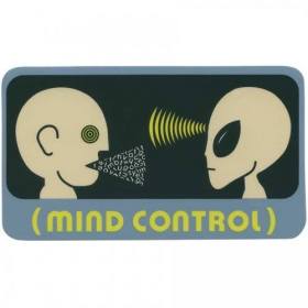 Alien Workshop Mind Control Sticker - 3.5" x 2"