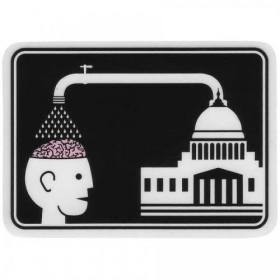 Alien Workshop Brainwash Sticker - 3.25" x 2.25"