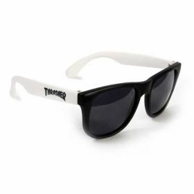 Thrasher Logo Sunglasses - White/Black