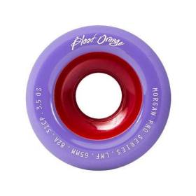 65mm 82a Blood Orange Liam Morgan Freeride Slide Wheels - Lavender