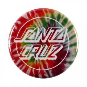 Santa Cruz Opus Dot - 1.25" Tie Dye Round Button