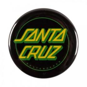 Santa Cruz Other Dot - 1.25" Black Round Button