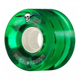 63mm 80a Powell Peralta Clear Cruiser Wheels - Green